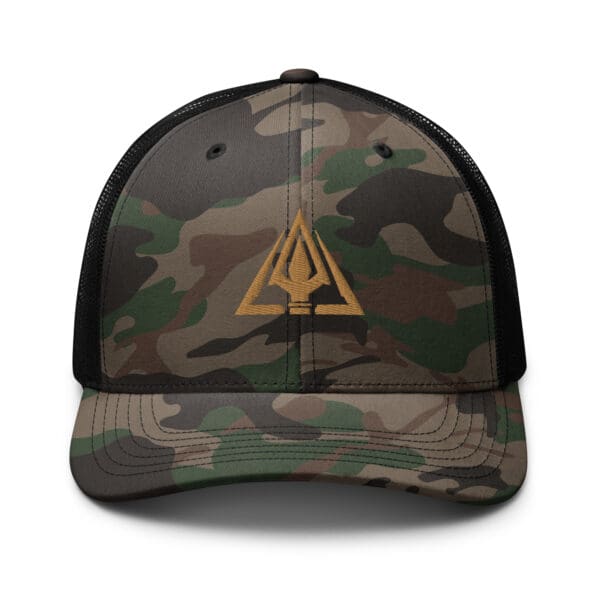 ANOMALOUS1 Camouflage trucker hat