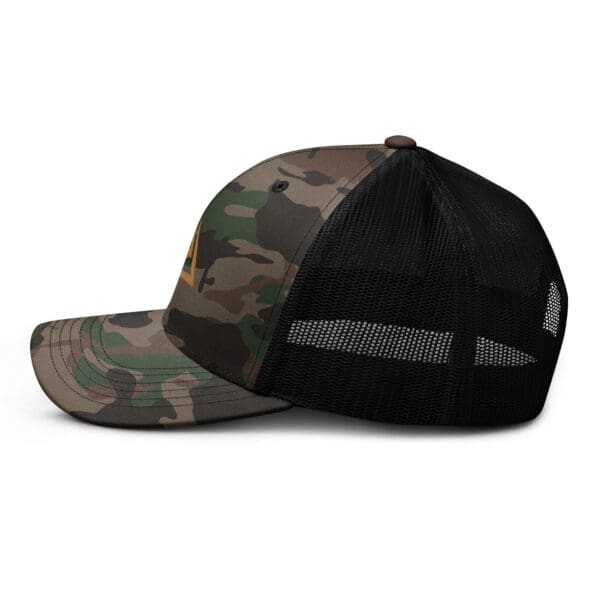 ANOMALOUS1 Camouflage trucker hat - Image 3