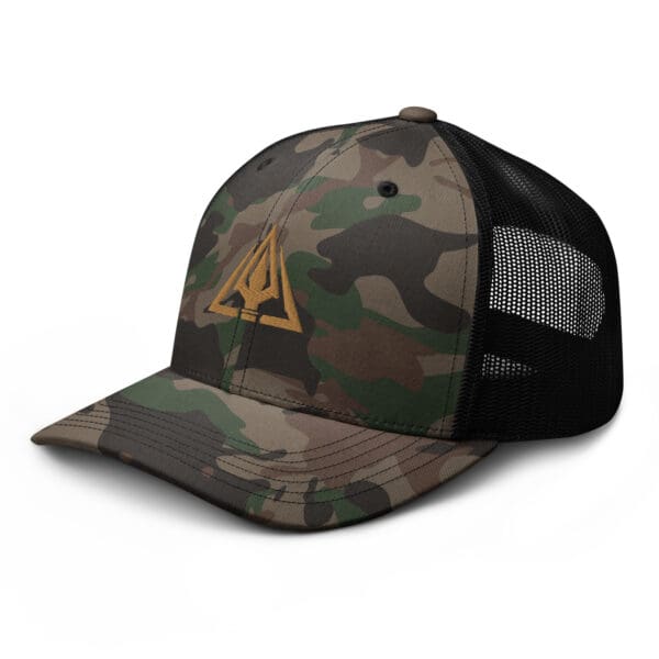 ANOMALOUS1 Camouflage trucker hat - Image 4