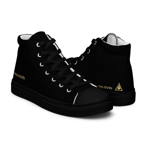 ANOMALOUS1 Men’s high top canvas shoes - Image 2