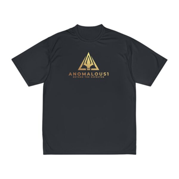 Gold Front and Yellow Back Anomalous 1 Men's Performance T-Shirt - Image 11