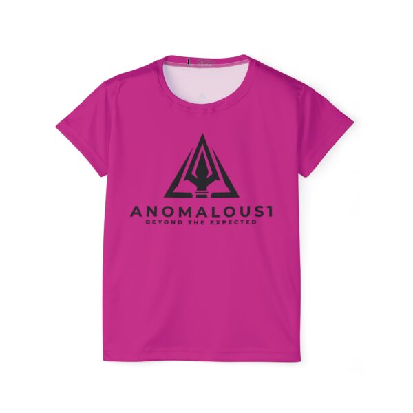 Black Anomalous1 Women's Sports Jersey (AOP)