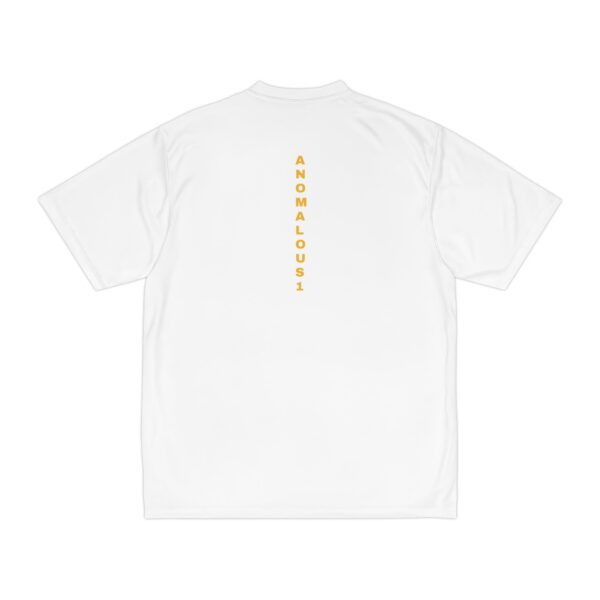 Gold Front and Yellow Back Anomalous 1 Men's Performance T-Shirt - Image 2